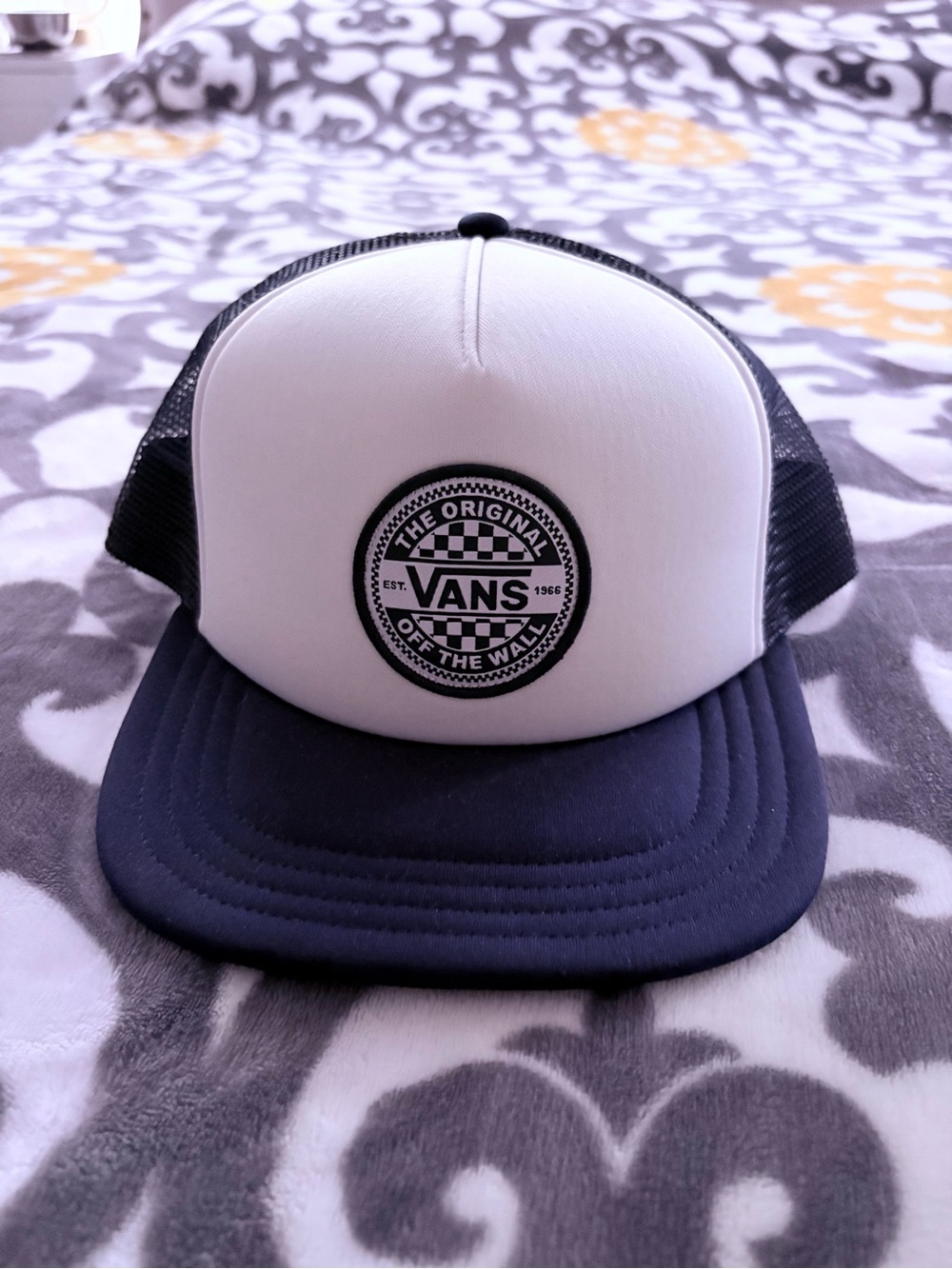 Vans Two-Tone Blue and White Trucker Hat